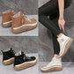 Ultra-comfort high-top shoes with thick soles