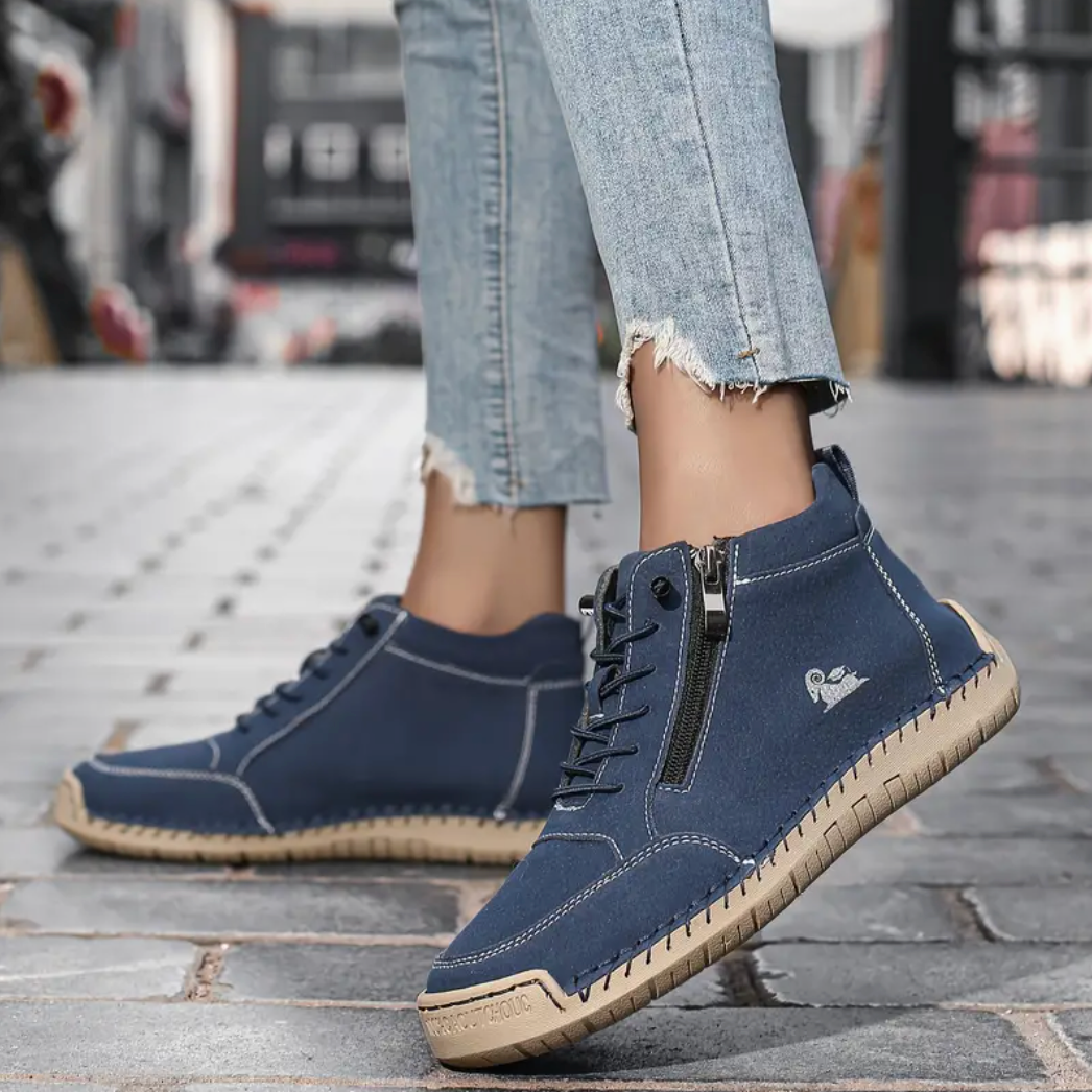 VogaDeck DoubleZip – Sneakers Komfort & Orthopediskt Stöd 